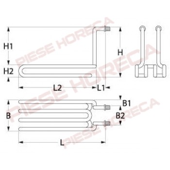 Rezistenta friteuza RM-GASTRO